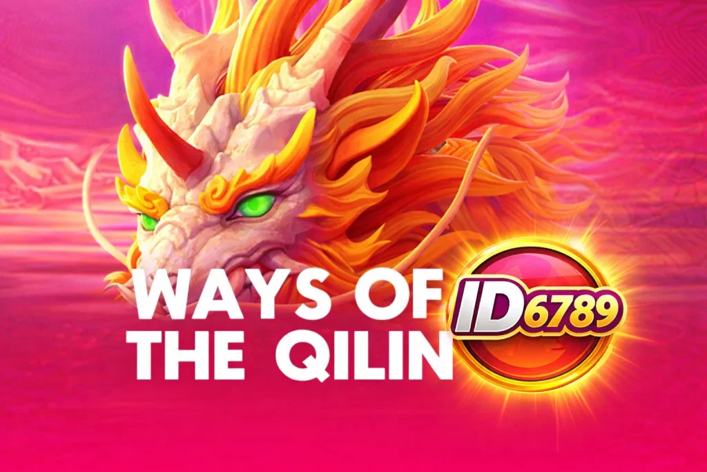 Tampilan grafis megah makhluk mitis Qilin dalam permainan Ways of the Qilin di platform ID6789.